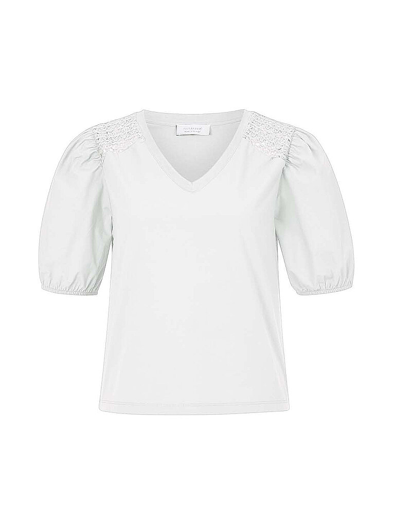 RICH & ROYAL Bluse weiß | L